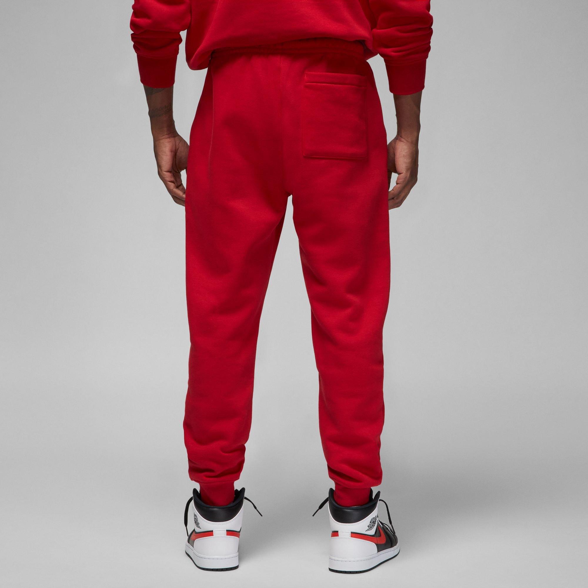 Red jordan joggers discount mens